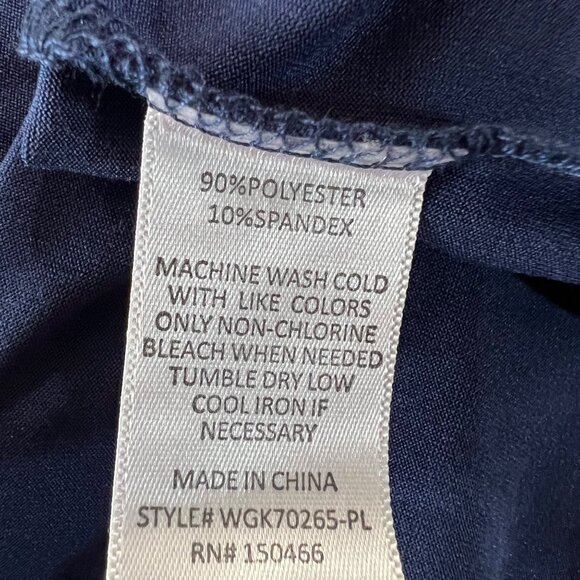 Market & Spruce Strappy Classic Sleeveless Maxi Dress Navy Blue Size 2X NWT - Picture 8 of 9